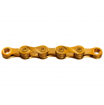 KMC X9 Ti-N Gold 114-glides 9-speed