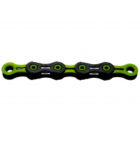 KMC X-11 SL DLC Super Light 118-glides 11-speed - black/green