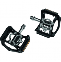 ergotec Pedals EP Superlight black 9/16&quot; friction bearings 88x75mm