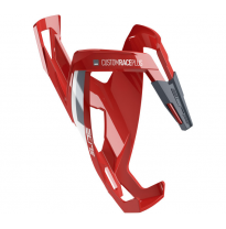 ELITE Bottlecage CUSTOM RACE PLUS rot glossy white graphic