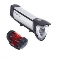 Busch &amp; Müller Set of lights front &amp; rear IXON Core + IXXI  50 Lux