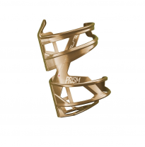 ELITE Bottlecage PRISM CARBON right-hand gold-metallic white graphic
