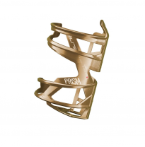 ELITE Bottlecage PRISM CARBON left-hand gold-metallic white graphic