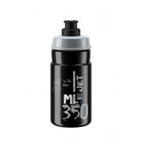 ELITE Bottle JET black grey logo 350ml