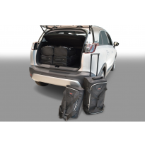 Set maletas especifico Carbags  OPEL Crossland X Año: 2017-> suv Piso del maletero ajustable en la posición más alta-  Incluye: