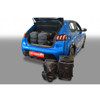 Set maletas especifico Carbags  PEUGEOT 208 II Año: 2019-&gt; 5 Puertas -  Incluye: Trolley bag: 3pcs -55ltr Bolsa viaje: 3pcs -26l