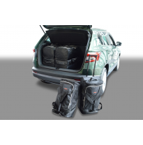 Set maletas especifico Carbags  SKODA Karoq (NU) Año: 2017-> suv Piso del maletero bajo: sin organizador, sin tracción 4x4-  Inc