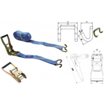 Cincho Tensor Pe 8,5+0,5 M.X5cm. 4.000 Kg. En12195-2 G.A.