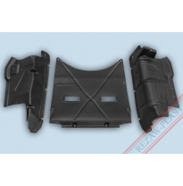 Protector De Carter Plastico Fiat Stilo / Stilo Van Set Completo, Gasolina- : 1,2l 16v; 1,6l 16v; 1,8l 16v Cf4  Año:2001 - 2003