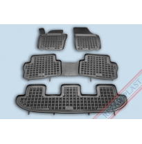 Alfombrillas Goma Negra Vw Sharan Ii Desde 2010, 7 Plazas 4-Piezas