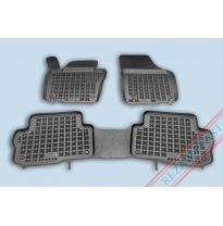 Alfombrillas Goma Negra Vw Sharan Ii Desde 2010, 5 Plazas (Delanteras Y 2ª Fila) 3-Piezas
