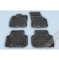 Alfombrillas Goma Negra Vw Golf Vii Sportsvan Desde 2014 4-Piezas