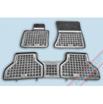 Alfombrillas Goma Negra Bmw X6  (E71) Desde 2007 3-Piezas