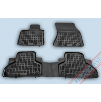 Alfombrillas Goma Negra Bmw X5  (F15) Desde 2013 3-Piezas