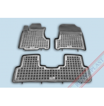 Alfombrillas Goma Negra Honda Crv  2007 - 2012 3-Piezas