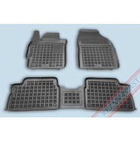 Alfombrillas Goma Negra Toyota Auris 02/2007-2012toyota Auris 02/2007-2012toyota Auris 02/2007-2012 3-Piezas