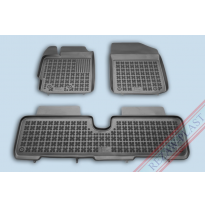 Alfombrillas Goma Negra Toyota Yaris 2005 - 2011 3-Piezas