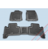 Alfombrillas Goma Negra Toyota Land Cruiser J120 Desde 2002 3-Piezas