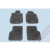 Alfombrillas Goma Negra Fiat 500 Desde 2007 4-Piezas