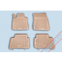 Alfombrillas Goma Negra Mercedes W211 E-Clase 2002-2009 4-Piezas