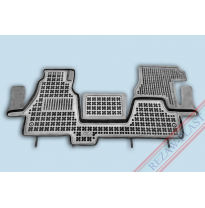 Alfombrillas Goma Negra Mercedes Sprinter I 2000-2006 Delante, Con Refuerzo En Lado Conductor 1-Piezas