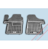 Alfombrillas Goma Negra Mercedes Viano I 2003-2010,Delante, Con Refuerzo En Lado Conductor 2-Piezas