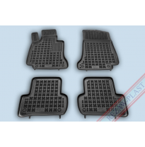 Alfombrillas Goma Negra Mercedes W205 C-Clase Desde 2014 4-Piezas