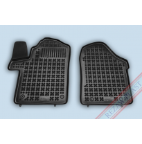 Alfombrillas Goma Negra Mercedes Viano Ii,Desde 2014,Delante, Con Refuerzo En Lado Conductor 2-Piezas