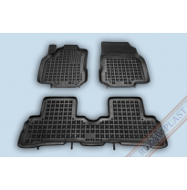 Alfombrillas Goma Negra Nissan Cube Ii Desde 2009 3-Piezas