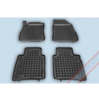 Alfombrillas Caucho Color Negro Con Clips Nissan Pulsar Desde  2014 4 Piezas