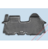 Alfombrillas Goma Negra Opel Vivaro I 2001-2013 -Delante, Con Refuerzo En Lado Conductor 1-Pieza