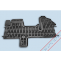 Alfombrillas Goma Negra Renault Master Iii Desde 2010 -Delante, Con Refuerzo En Lado Conductor 1-Piezas