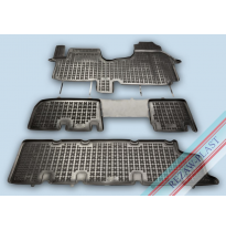 Alfombrillas Goma Negra Opel Vivaro Ii Desde 2014 -Delante, Con Refuerzo En Lado Conductor 1-Pieza