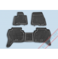 Alfombrillas Goma Negra Mitsubishi Pajero Iii 2002-2006 3-Piezas