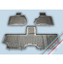 Alfombrillas Goma Negra Chrysler Voyager Iv 2001-2006; 5 Plazas 3-Piezas