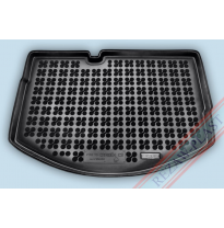 Alfombra / Cubeta De Maletero En Goma Negra Citroen C3 Con Rueda De Repuesto De Emergencia - Desde  2009