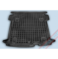 Alfombra / Cubeta De Maletero En Goma Negra Fiat Doblo Ii Maxi   5  Plazas - Desde 2010