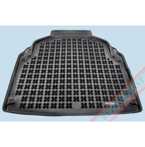 Alfombra / Cubeta De Maletero En Goma Negra Mercedes W212e E- Class Limousine Con Relleno Plástico Situado Tras Los Asientos Tra