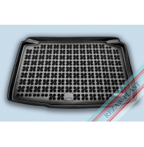 Alfombra / Cubeta De Maletero En Goma Negra Skoda Fabia Hatchback - Desde    2007