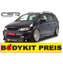 KIT CARROCERIA Opel Zafira A Kit carroceria (P. Delantero, P. Trasero, Taloneras, *Otros (*Consultar) ) Referencias incluidas FA