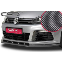 Spoiler añadido delantero imitacion carbono VW Golf 6 R CSL002-C