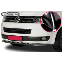 Spoiler añadido delantero Negro brillante VW T5 Multivan Facelift CSL006-G