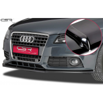 Spoiler añadido delantero Negro brillante Audi A4 B8 CSL160-G
