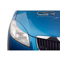 PESTAÑAS FAROS DELANTEROS ABS Skoda Fabia 2 Hatchback AÑO  2006-03/2010