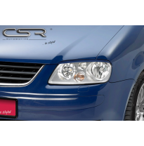 PESTAÑAS FAROS DELANTEROS ABS VW Caddy 2K Todos modelos AÑO  2003-2010