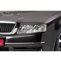PESTAÑAS FAROS DELANTEROS ABS Skoda Superb I 3U4 Todos modelos AÑO  2001-2006
