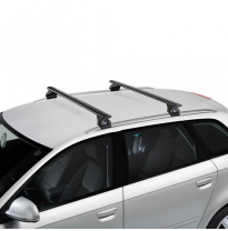 Kit barras de techo Cruzber CRUZ Airo FIX Dark Aluminio Hyundai i40 CW/Cross Wagon (railing integrado) Año: 2011 -