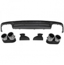Difusor Paragolpes Trasero A6 Audi Año:  19-&gt;&gt;      S6-Look