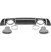 Difusor Paragolpes Trasero Tt Audi Año:  14-&gt;&gt;      Rs-Look