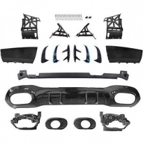 Difusor Paragolpes Trasero W177 Mercedes Año:  18-&gt;&gt;        A35 Look